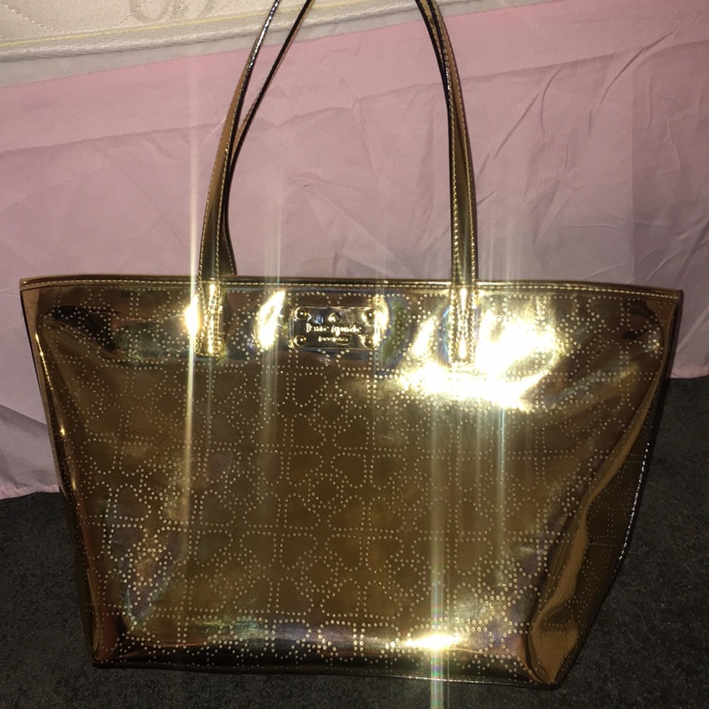 Brand new gold Kate spade tote harmony bag
